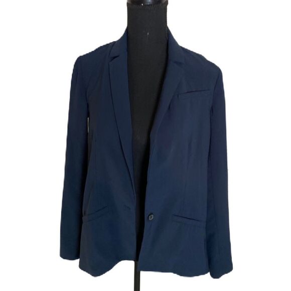 #510 ELIZABETH and JAMES Super Soft Navy Blazer - Picture 3 of 14